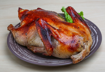 Roasted duck