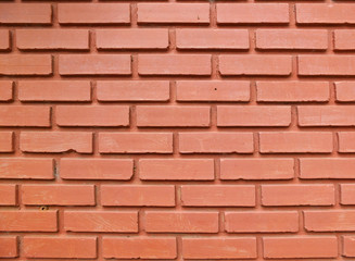 Red brick wall texture background