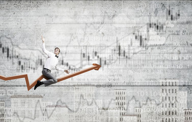 Businessman ride graph