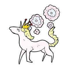 cartoon magical horse