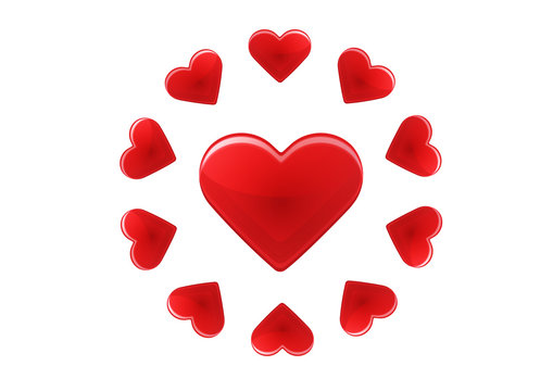 Red Hearts
