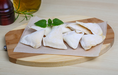 Raw potato dumplings