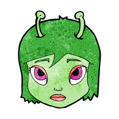 cartoon space alien
