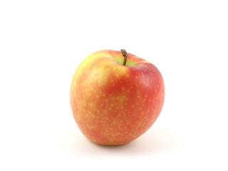 Fototapeta na wymiar Apfel - weisser Hintergrund 