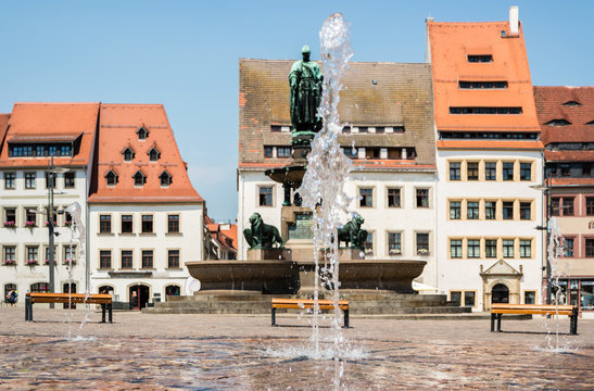 Marktbrunnen in Freiberg