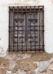 Ventana enrejada en Orgaz