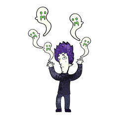 cartoon spooky vampire