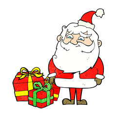 cartoon santa claus