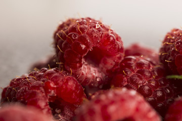 Heap of raspberry