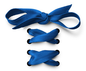 Blue Shoe lace ribbon - 86920458