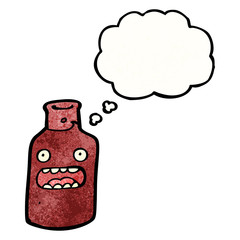 cartoon bottle