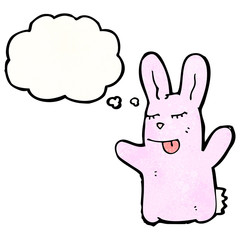 funny cartoon rabbit