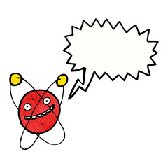 cartoon atom