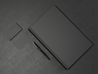 Black book and business cards