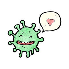 funny cartoon germ
