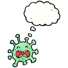 funny cartoon germ