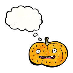 spooky halloween pumpkin cartoon
