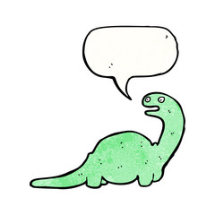 cartoon friendly dinosaur