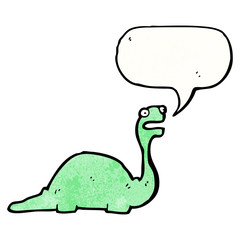 cartoon friendly dinosaur