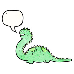 cartoon friendly dinosaur