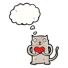 cute little cat cartoon