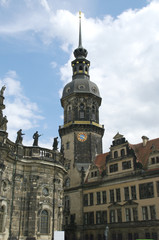 Fototapeta na wymiar Dresden Castle, also called the Royal Palace