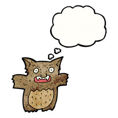 cartoon little gremlin