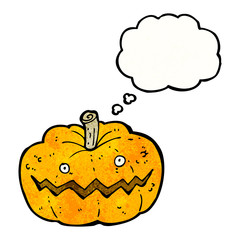 cartoon halloween pumpkin