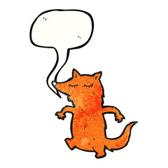 cartoon fox (raster version)