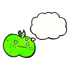 cute cartoon apple (raster version)