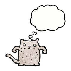 funny cartoon cat (raster version)