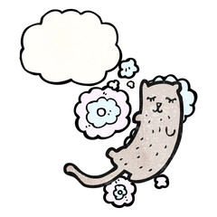 funny cartoon cat (raster version)