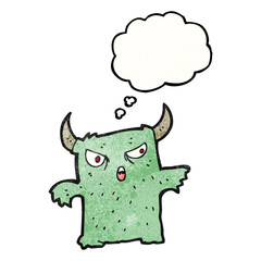 little monster cartoon