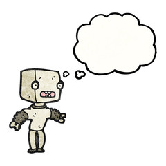 cartoon little robot
