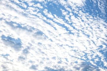blue sky and clouds