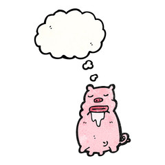 cartoon pig