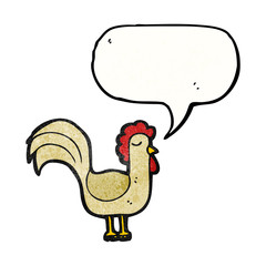 cartoon cockerel