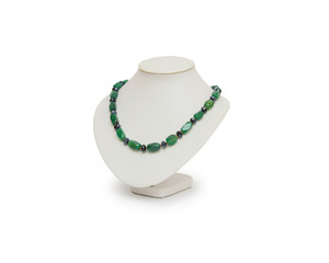 Necklace isolated on the white