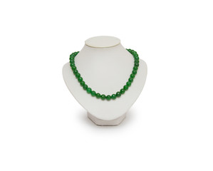 Necklace isolated on the white