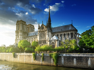 Fototapeta na wymiar Notre Dame de Paris, France