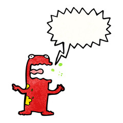 cartoon shrieking frog