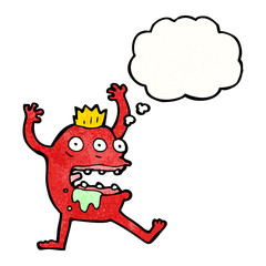 crazy cartoon monster