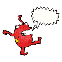 cartoon dancing frog