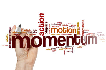 Momentum word cloud