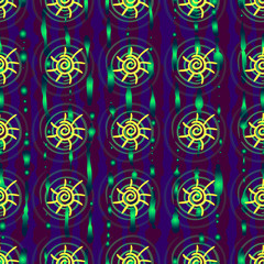 Endless background of the sun