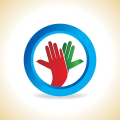 creative teamwork idea concept vector illustration 