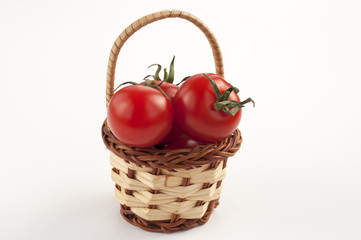 Cherry tomatoes basket