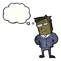 cartoon professional businessman