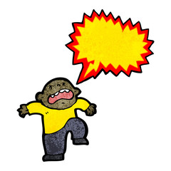 cartoon temper tantrum