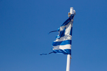 ragged flag Greece